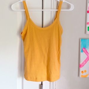 Yellow tank top